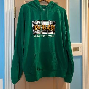 A-Lab Hoodie with saying “BORED Before it Even Began”